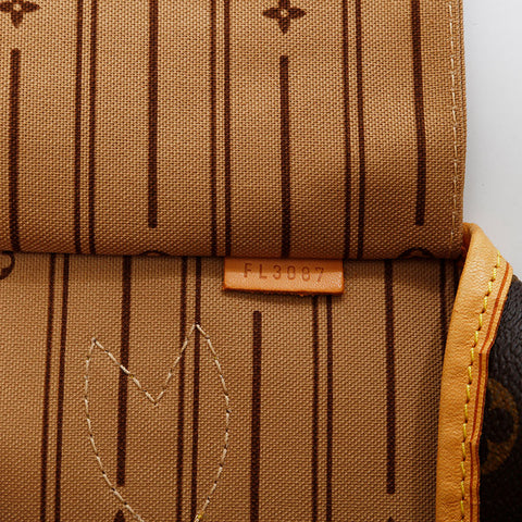 ルイ・ヴィトン LOUIS VUITTON 2007年製 モノグラム ネヴァーフルGM トートバッグ ブラウン WS22418