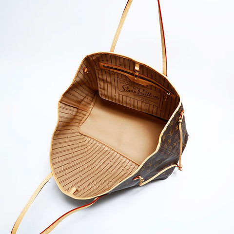 ルイ・ヴィトン LOUIS VUITTON 2007年製 モノグラム ネヴァーフルGM トートバッグ ブラウン WS22418