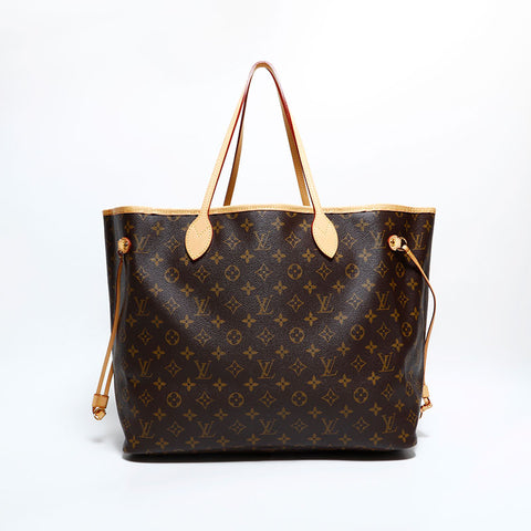 ルイ・ヴィトン LOUIS VUITTON 2007年製 モノグラム ネヴァーフルGM トートバッグ ブラウン WS22418