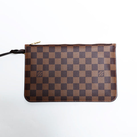 LOUIS VUITTON 2019 Damier Neverfull MM Tote Bag Brown WS22419