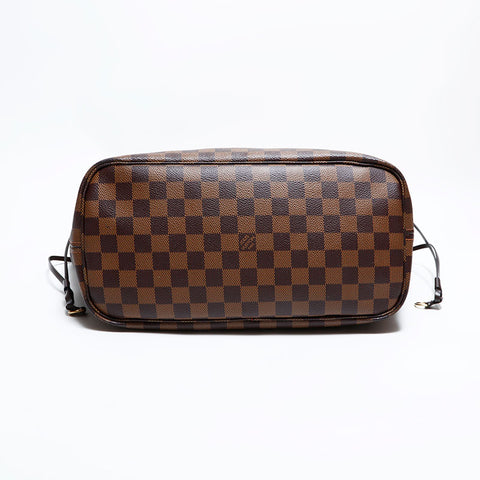 LOUIS VUITTON 2019 Damier Neverfull MM Tote Bag Brown WS22419