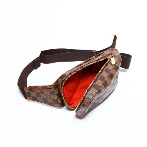 LOUIS VUITTON 2004 Damier Geronimos Shoulder Bag Brown WS22420