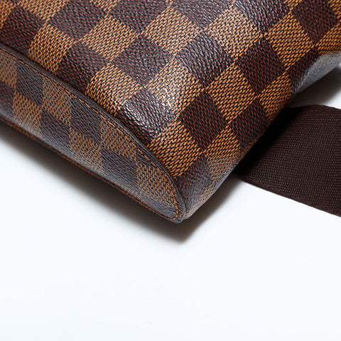 LOUIS VUITTON 2004 Damier Geronimos Shoulder Bag Brown WS22420