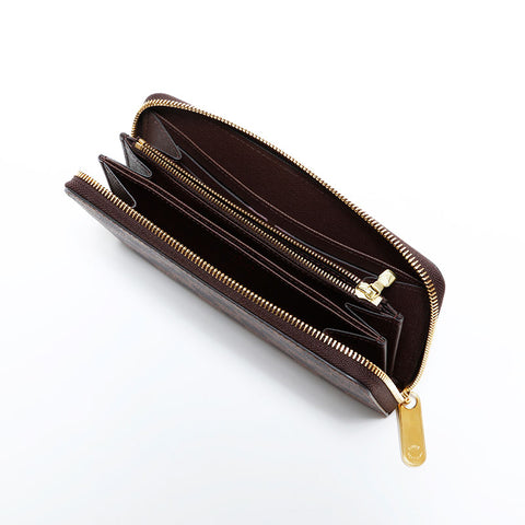 ルイ・ヴィトン LOUIS VUITTON 2020年製 ダミエ ジッピー ウォレット 長財布 ブラウン WS22427