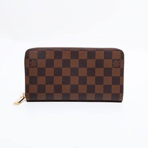 ルイ・ヴィトン LOUIS VUITTON 2020年製 ダミエ ジッピー ウォレット 長財布 ブラウン WS22427