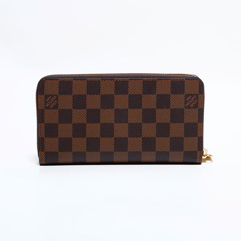 ルイ・ヴィトン LOUIS VUITTON 2020年製 ダミエ ジッピー ウォレット 長財布 ブラウン WS22427