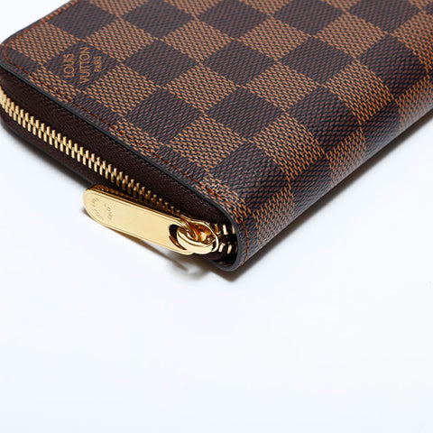 ルイ・ヴィトン LOUIS VUITTON 2020年製 ダミエ ジッピー ウォレット 長財布 ブラウン WS22427