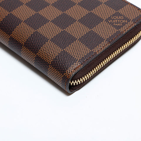 ルイ・ヴィトン LOUIS VUITTON 2020年製 ダミエ ジッピー ウォレット 長財布 ブラウン WS22427