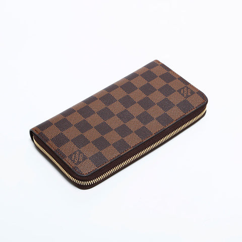 ルイ・ヴィトン LOUIS VUITTON 2020年製 ダミエ ジッピー ウォレット 長財布 ブラウン WS22427