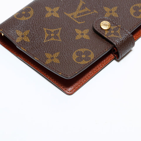 LOUIS VUITTON 2001 Monogram Agenda PM Planner Cover Other accessories Brown WS22428