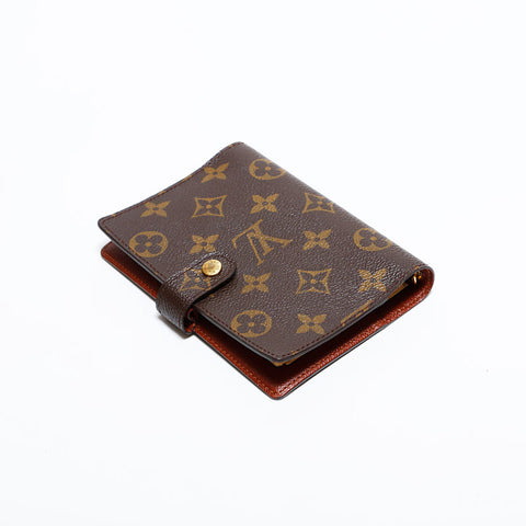 LOUIS VUITTON 2001 Monogram Agenda PM Planner Cover Other accessories Brown WS22428