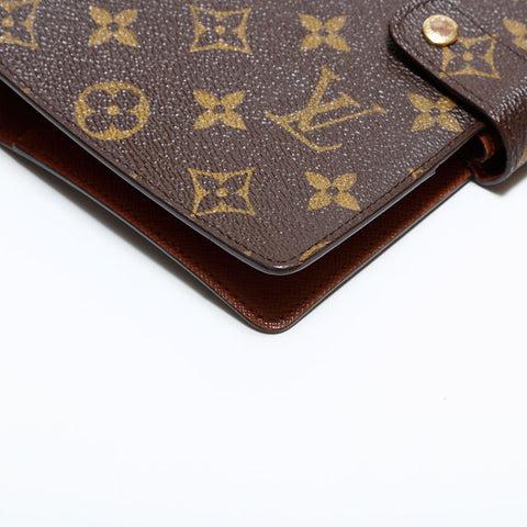 LOUIS VUITTON 2005 Monogram Agenda GM Notebook Cover Other accessories Brown WS22429