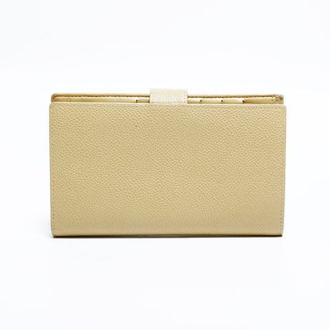 CHANEL No. 8 2003-2004 Caviar COCO Mark Purse beige WS22431