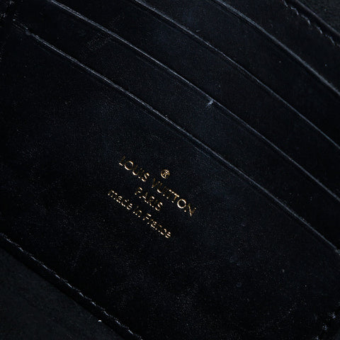 ルイ・ヴィトン LOUIS VUITTON モノグラム ポルトフォイユドーフィーヌ ショルダーバッグ ブラウン WS22435