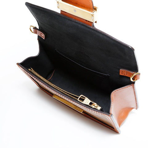 ルイ・ヴィトン LOUIS VUITTON モノグラム ポルトフォイユドーフィーヌ ショルダーバッグ ブラウン WS22435