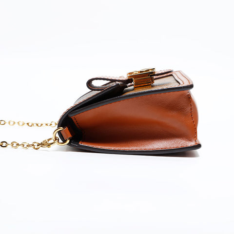 ルイ・ヴィトン LOUIS VUITTON モノグラム ポルトフォイユドーフィーヌ ショルダーバッグ ブラウン WS22435
