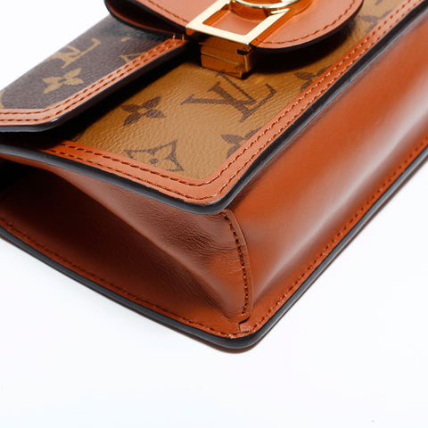 ルイ・ヴィトン LOUIS VUITTON モノグラム ポルトフォイユドーフィーヌ ショルダーバッグ ブラウン WS22435