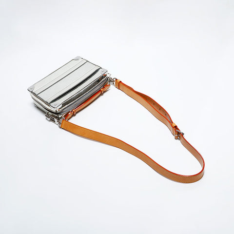ルイ・ヴィトン LOUIS VUITTON モノグラム ミラー ハンドル ソフトトランク ショルダーバッグ シルバー WS22436