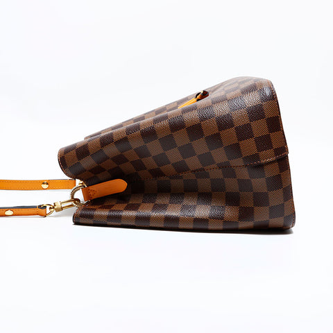 LOUIS VUITTON Damier NeoNoe Saffron Shoulder Bag Brown WS22438