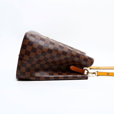 LOUIS VUITTON Damier NeoNoe Saffron Shoulder Bag Brown WS22438