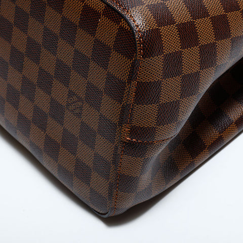 LOUIS VUITTON Damier NeoNoe Saffron Shoulder Bag Brown WS22438