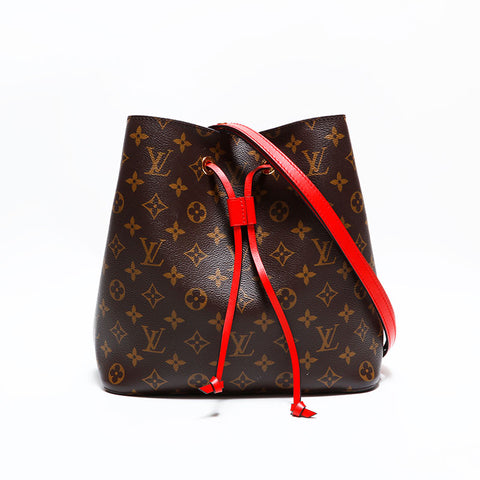 LOUIS VUITTON Monogram NeoNoe MM Shoulder Bag Brown WS22439