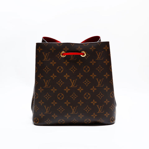 LOUIS VUITTON Monogram NeoNoe MM Shoulder Bag Brown WS22439