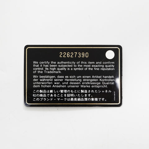 CHANEL 22 Series 2016-2017 Icon Motif Satin Matelasse Double Flap Shoulder Bag black WS22441