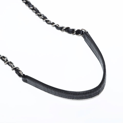 CHANEL No. 23 2016-2017 Bowling Bag Chain Top Handle Handbag black WS22443