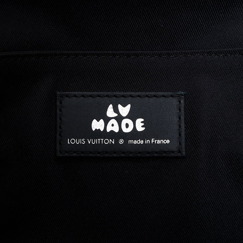 LOUIS VUITTON Monogram Drip Buzz Tokyo NIGO Zusammenarbeit Schultertasche schwarz WS22444