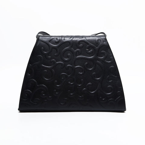 イヴ・サンローラン YVES SAINT LAURENT レザー YSL ロゴ ショルダーバッグ ブラック WS22445