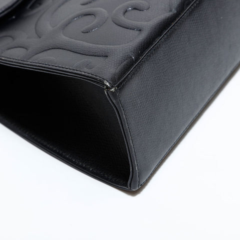 イヴ・サンローラン YVES SAINT LAURENT レザー YSL ロゴ ショルダーバッグ ブラック WS22445