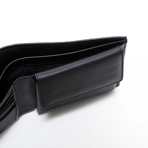 ロエベ LOEWE レザー 二つ折り財布 ブラック WS22449