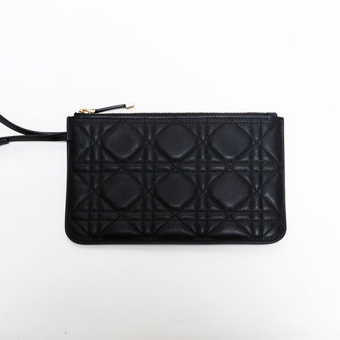 クリスチャンディオール Christian Dior Toujours カナージュ ミディアム ハンドバッグ ブラック WS22456