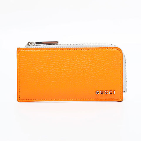 グッチ GUCCI レザー コインケース オレンジ WS22457