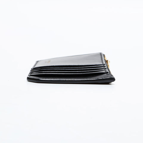 イヴ・サンローラン YVES SAINT LAURENT レザー カードケース コインケース ブラック WS22458