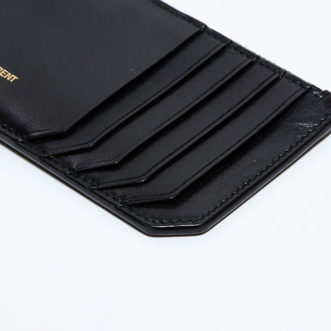イヴ・サンローラン YVES SAINT LAURENT レザー カードケース コインケース ブラック WS22458