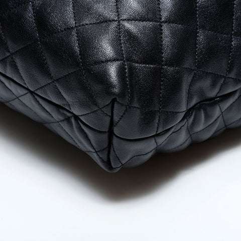 イヴ・サンローラン YVES SAINT LAURENT レザー イカールマキシ トートバッグ ブラック WS22459
