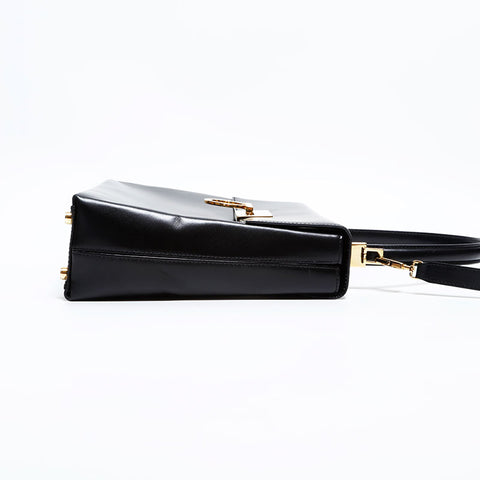 サルヴァトーレフェラガモ Salvatore Ferragamo レザー 2way ガンチーニ ハンドバッグ ブラック WS22461