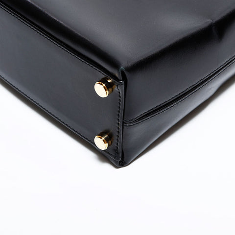 サルヴァトーレフェラガモ Salvatore Ferragamo レザー 2way ガンチーニ ハンドバッグ ブラック WS22461