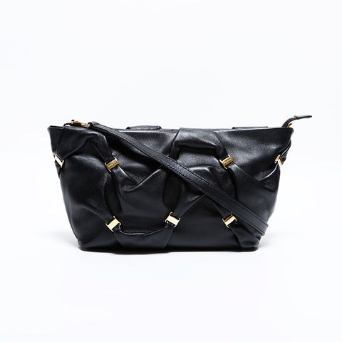 サルヴァトーレフェラガモ Salvatore Ferragamo ヴァラ レザー 2022年 ショルダーバッグ ブラック WS22467