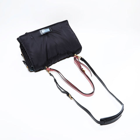 プラダ PRADA ナイロン 中綿 ショルダーバッグ ブラック WS22470
