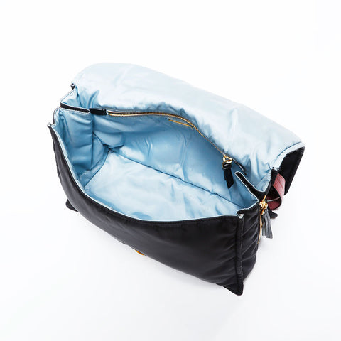 PRADA Nylon batting Shoulder Bag black WS22470