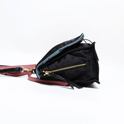 PRADA Nylon batting Shoulder Bag black WS22470