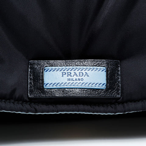 プラダ PRADA ナイロン 中綿 ショルダーバッグ ブラック WS22470