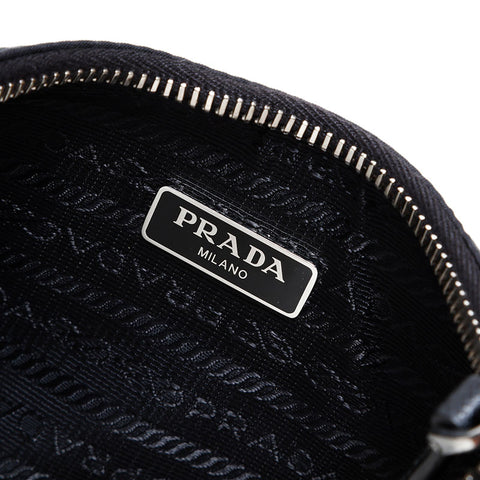 プラダ PRADA ナイロン ホーボー Re-Edition 2way ショルダーバッグ ブラック WS22471