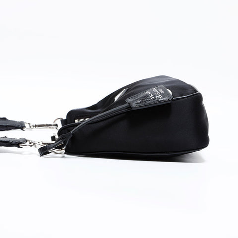 プラダ PRADA ナイロン ホーボー Re-Edition 2way ショルダーバッグ ブラック WS22471