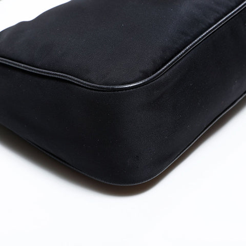 プラダ PRADA ナイロン ホーボー Re-Edition 2way ショルダーバッグ ブラック WS22471