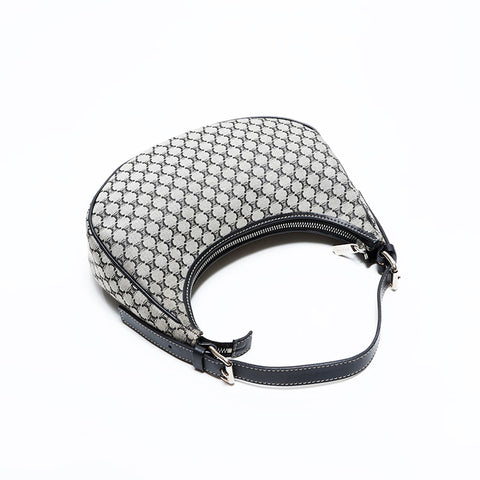 セリーヌ CELINE キャンバス マカダム ホーボー ハンドバッグ グレー WS22474