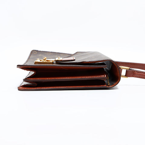 ルイ・ヴィトン LOUIS VUITTON 1990年製 モノグラム コンコルド ハンドバッグ ブラウン WS22475